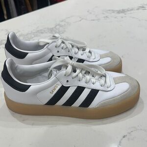 Adidas Samba White and Black Women’s Shoes